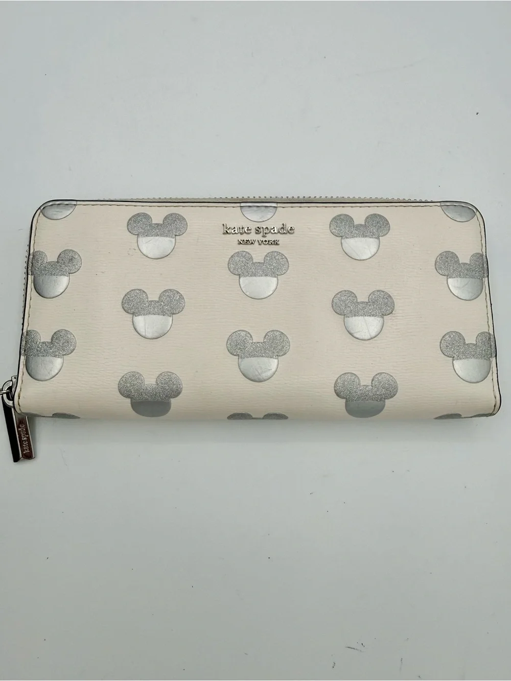 Kate Spade New York Disney Parks Mickey Mouse Zip Wallet - Authentic Original